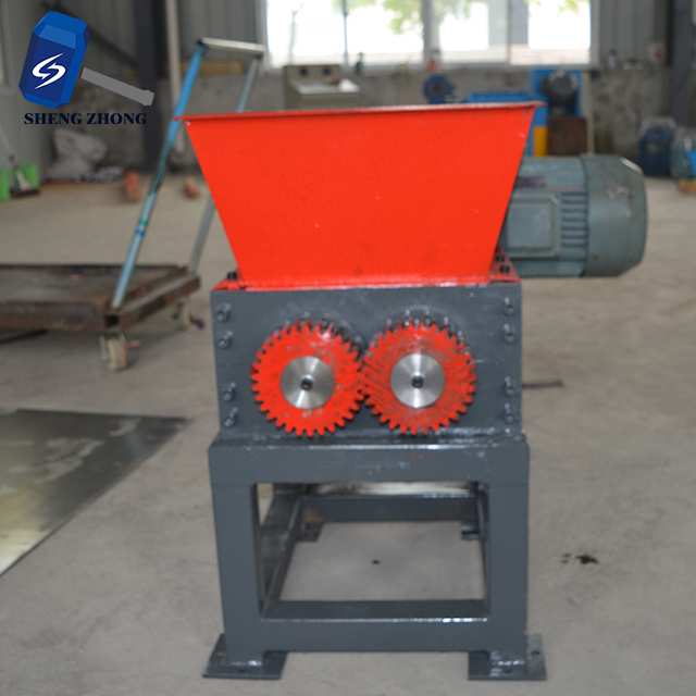 Plastic Pipes Tire Engine Two Shaft Shredder machine