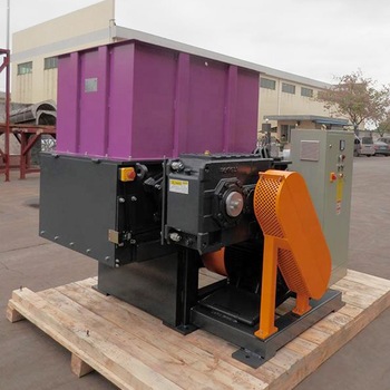 Multifunctional Wood Plastic Rubber METALblock film barrel single shaft shredder machine