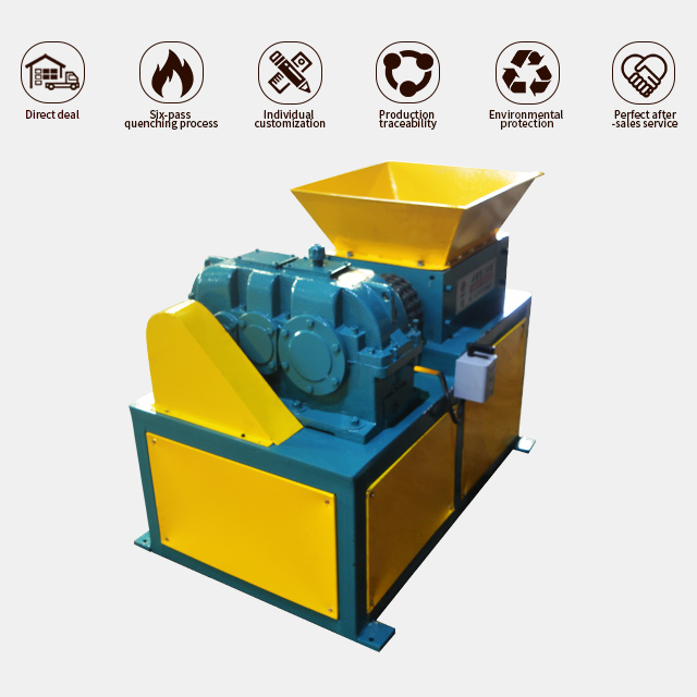 Serviceable plastic bottles recycling machine manufacturing food waste shredder