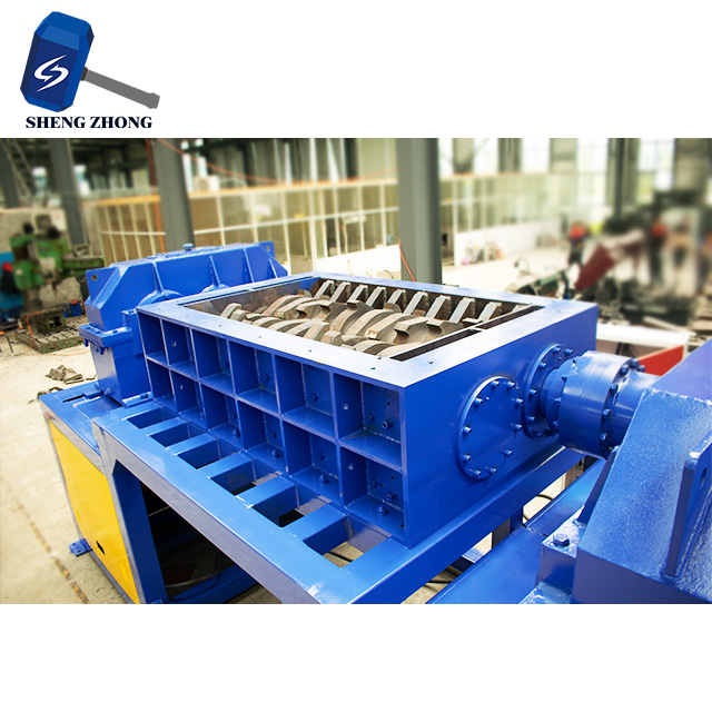 Tire recycling machine automatic rubber block shredder price