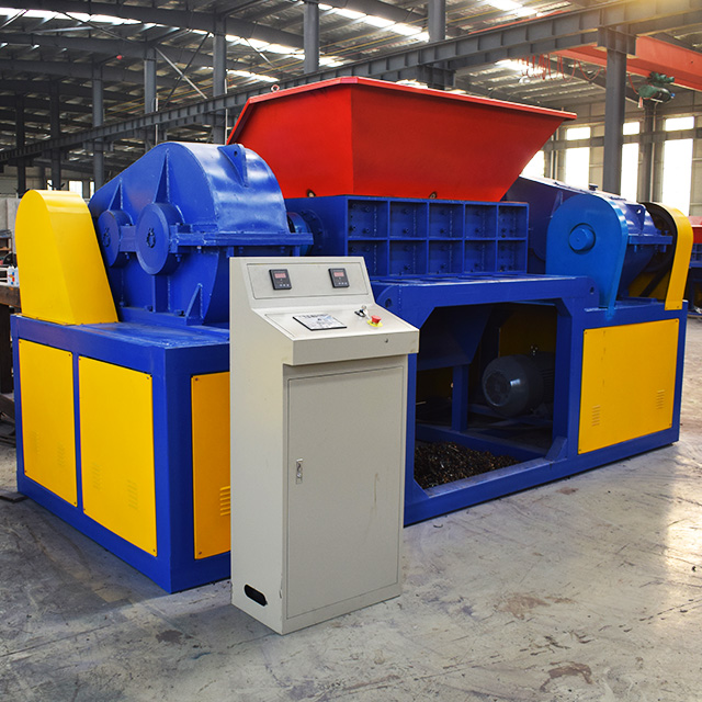 Tire recycling machine automatic rubber block shredder price